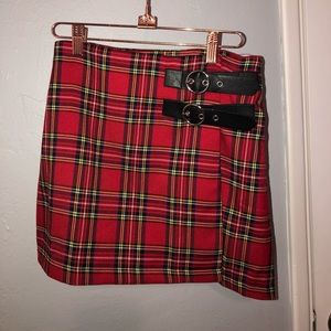 Plaid skirt
